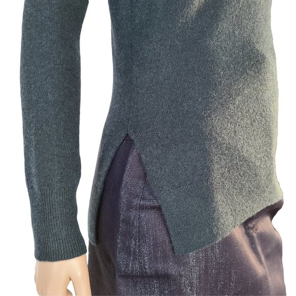 CLUB MONACO NWOT Teal Green Cashmere Sweater XS - Picture 3 of 5